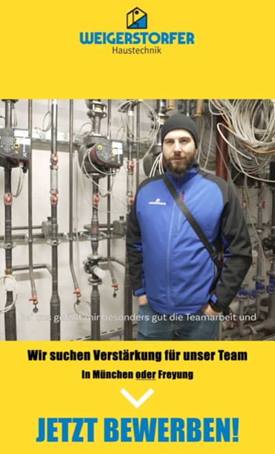 Weigerstorfer GmbH Techniker Projektleiter Philipp Vernim